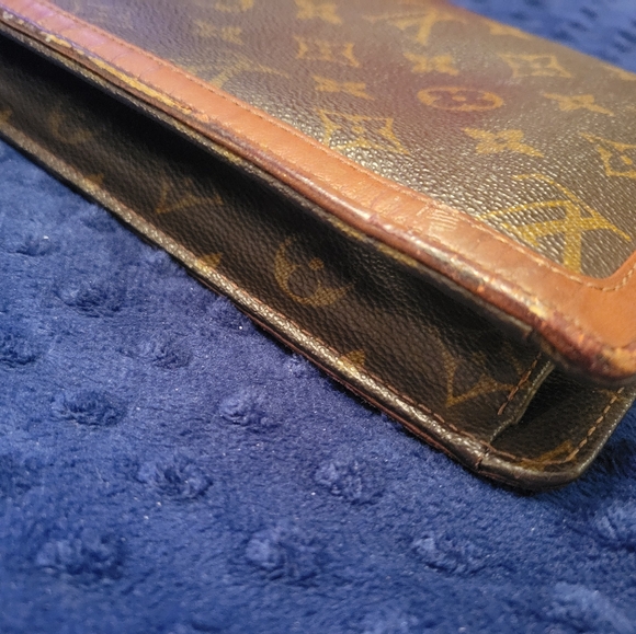 Price Drop!!! Authentic Louis Vuitton LV Cluch Pochette Dame GM Brown Monogram - Picture 5 of 14